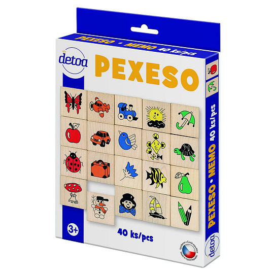 Detoa dřevěné pexeso