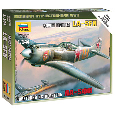 Zvezda Wargames (WWII) letadlo 6255 - Lavočkin La-5 (1:144)