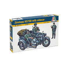 Italeri Model Kit military 0317 - ZÜNDAPP KS750 (1:35)