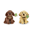 Rappa Plyšový pes labrador sedící 20 cm ECO-FRIENDLY