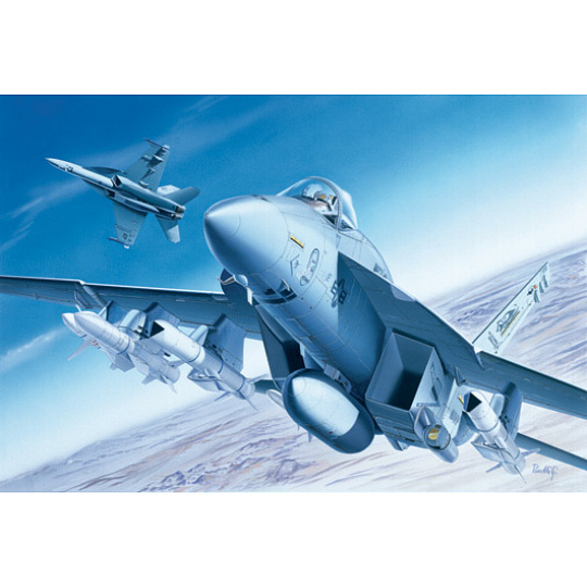 Italeri Model Kit letadlo 0083 - F/A-18E SUPER HORNET (1:72)