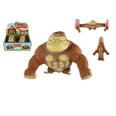 Teddies Opice/gorila antistresová mačkací silikon plněná pískem 16cm Teddies Opice/gorila antistresová mačkací silikon plněná pískem 16cm