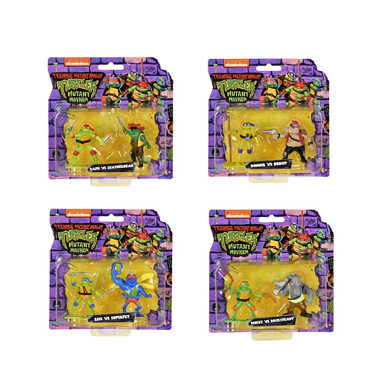 ORBICO Teenage Mutant Ninja Turtles - Minifigurky želvy NINGA, 2 ks v balení, asst.