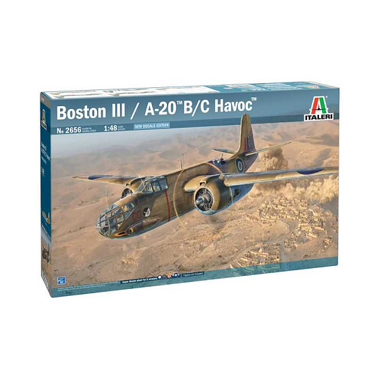 Italeri Model Kit letadlo 2656 - A-20B / Boston III (1:48) Italeri Model Kit letadlo 2656 - A-20B / Boston III (1:48)