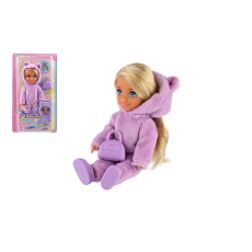 Teddies Panenka Ankiki v overalu s kabelkou 14cm v blistru Teddies Panenka Ankiki v overalu s kabelkou 14cm v blistru