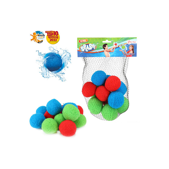 Vodní bomby 12ks látka 5cm v síťce Vodní bomby 12ks látka 5cm v síťce