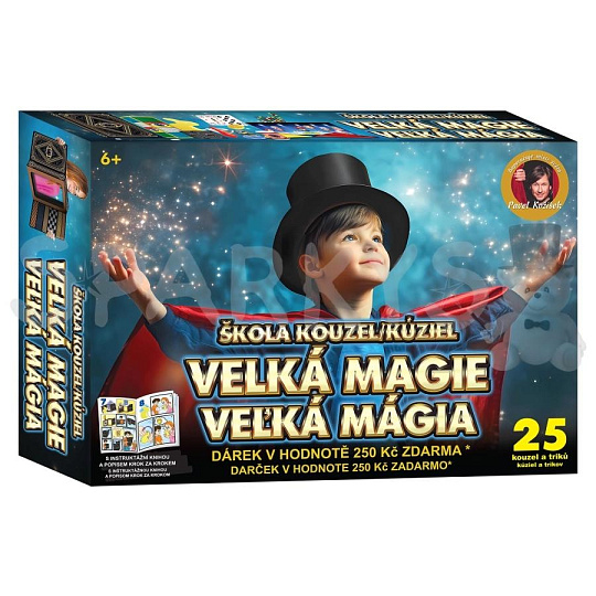 Sparkys Škola kouzel - Velká magie 25 triků + Dárek v hodnotě 250Kč Sparkys Škola kouzel - Velká magie 25 triků + Dárek v hodnotě 250Kč