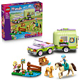 LEGO Friends 42695 Přívěs s koněm a hříbětem