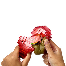 Mattel Minecraft MINI FIGURKA TĚŽBA ASST