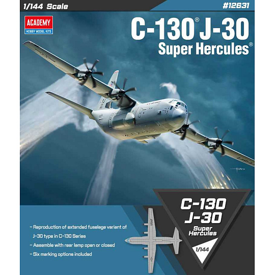 Academy Model Kit letadlo 12631 - C-130J-30 Super Hercules (1:144) Academy Model Kit letadlo 12631 - C-130J-30 Super Hercules (1:144)