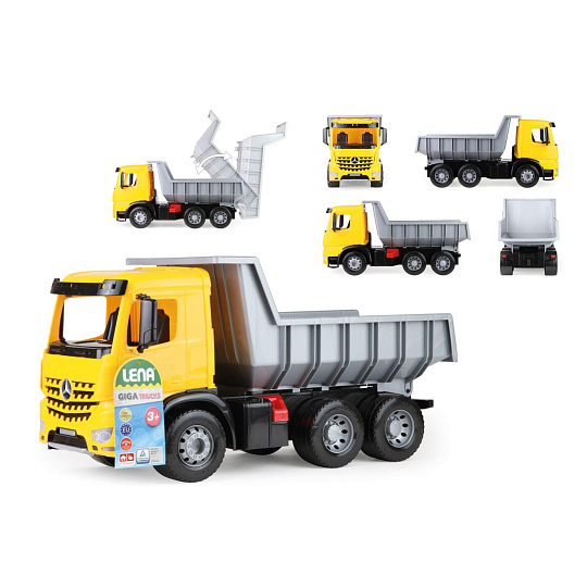 Auto sklápěč Mercedes Giga Trucks plast 65cm
