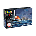 Revell Starter Kit loď 75181 - Battleship Gneisenau (1:1200)
