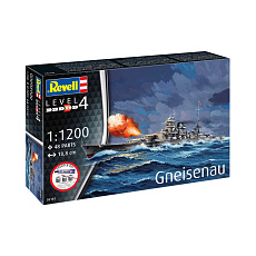 Revell Starter Kit loď 75181 - Battleship Gneisenau (1:1200)