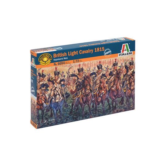 Italeri Model Kit figurky 6094 - NAPOLEONIC WARS - BRITISH LIGHT CAVALRY 1815 (1:72)