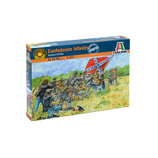 Italeri Model Kit figurky 6178 - CONFEDERATE INFANTRY (AMERICAN CIVIL WAR) (1:72)