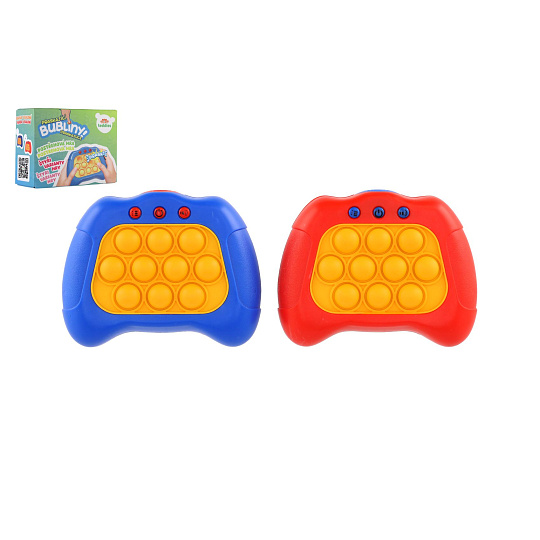 Teddies Bubble pops Praskající bubliny silikon postřehová hra na baterie 2 barvy