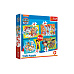 Puzzle 4v1 Šťastný tým Paw Patrol/Tlapková Patrola v krabici 28x28x6cm