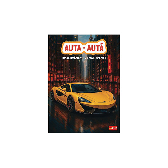 Trefl Omalovánky Auta 20x27,5cm