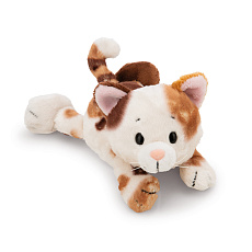 NICI plyš Kočka tříbarevná 20cm, ležící GREEN