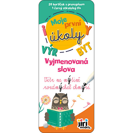 Jiri Models Moje první úkoly Vyjmenovaná slova