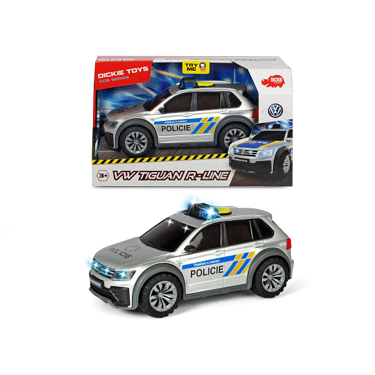 Dickie Policejní auto VW Tiguan R-Line, česká verze