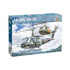 Italeri Model Kit vrtulník 2845 - AB.205 / UH-1D "SAR" (1:48)