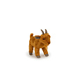 Teddies Kozel plyš 25cm hnědý 0m+