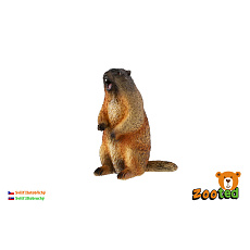 Svišť žlutobřichý zooted plast 8cm 