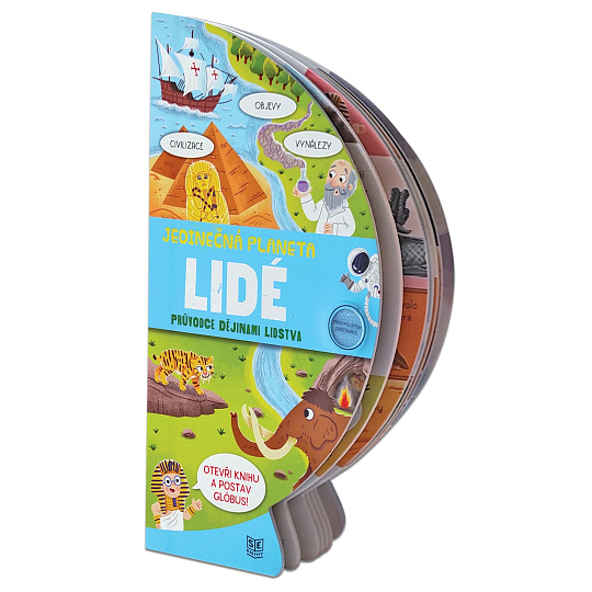 PEXI Knížka rozkládací globus - LIDÉ