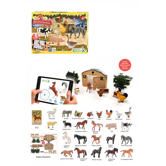 Collecta Mac Toys Adventní kalendář-farma a koně