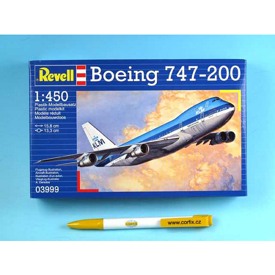 Revell Plastic ModelKit letadlo 03999 - Boeing 747-200 Jumbo Jet (1:450)