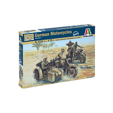Italeri Model Kit figurky 6121 - WWII - GERMAN MOTORCYCLES (1:72)