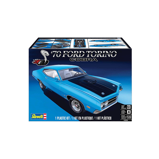 Revell Plastic ModelKit MONOGRAM auto 4534 - 1970 Ford Torino Cobra (1:25)