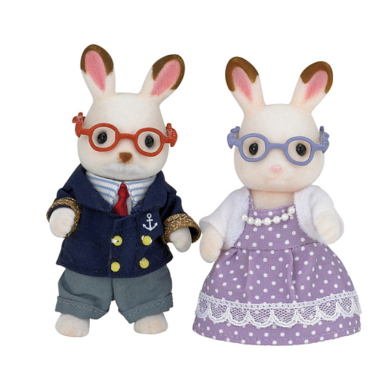 Sylvanian Families 5190 Babička a dědeček "chocolate" králíci