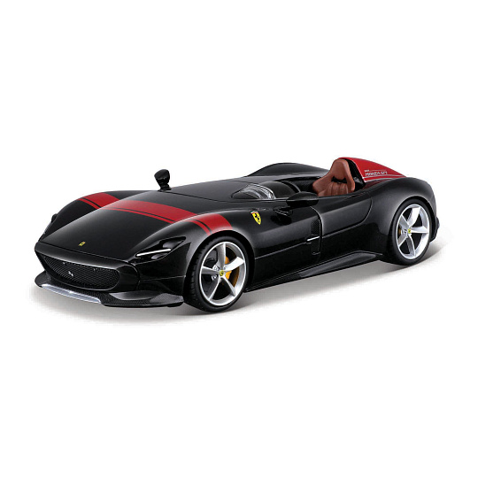 Bburago - RACE+PLAY, Ferrari Monza SP1, černá, 1:24