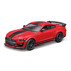 Bburago - Auta HOBBY, 2020 Mustang Shelby GT500, červená, 1:32