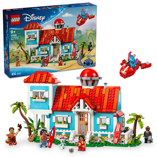 LEGO Disney 43268 Lilo a Stitch a domek na pláži