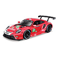 Bburago - RACE, Porsche 911 RSR, červená, 1:24