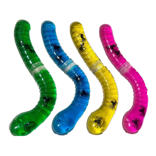 Rappa Housenka dlouhá s pavouky 25 cm