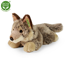 Rappa Plyšový vlk ležící 20 cm ECO-FRIENDLY