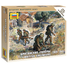 Zvezda Wargames (WWII) figurky 6219 - British Engineers (1:72) Zvezda Wargames (WWII) figurky 6219 - British Engineers (1:72)