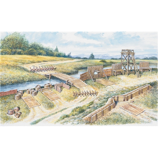 Italeri Model Kit doplňky 6030 - BATTLEFIELD ACCESSORIES SET (1:72)