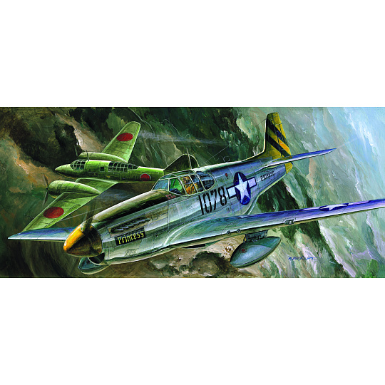 Academy Model Kit letadlo 12441 - P-51C (1:72)