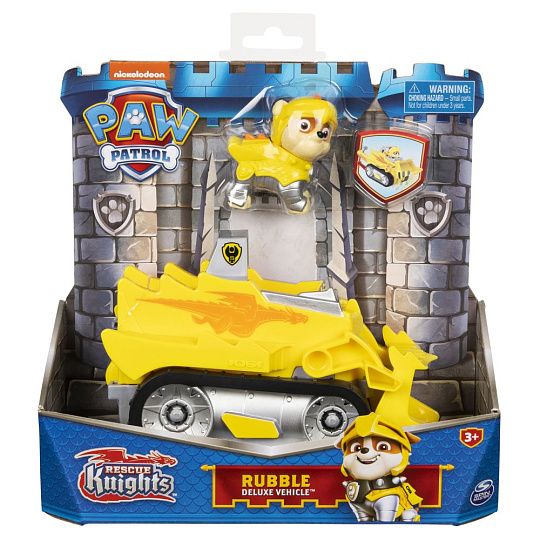 Spin Master PAW PATROL RYTÍŘI TÉMATICKÉ VOZIDLO RUBBLE Spin Master PAW PATROL RYTÍŘI TÉMATICKÉ VOZIDLO RUBBLE
