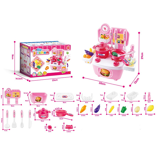 Mac Toys Mini kuchyňka růžová Mac Toys Mini kuchyňka růžová