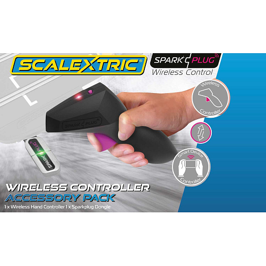 Scalextric Příslušenství SCALEXTRIC C8336 - Sparkplug Wireless Hand Controller Scalextric Příslušenství SCALEXTRIC C8336 - Sparkplug Wireless Hand Controller