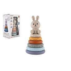 Pyramida stohovací skládačka 7ks v krabičce 6m+