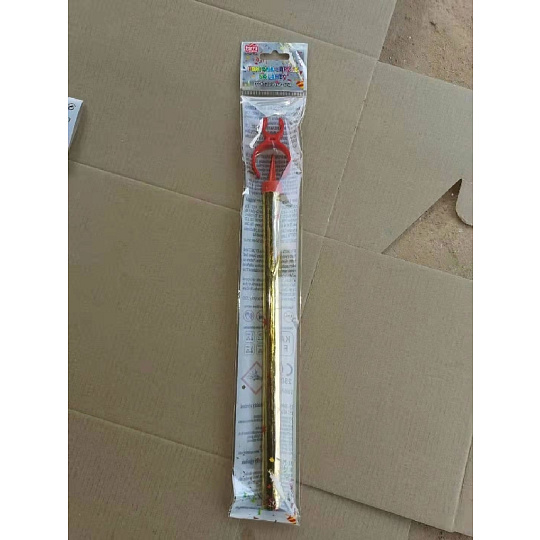Rappa Fontána párty zlatá s držákem na láhev 70 sek 25 cm 1ks