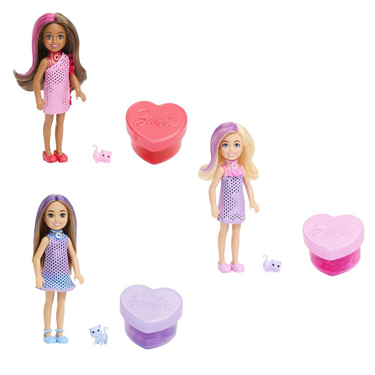 Mattel Barbie PARTY REVEAL CHELSEA ASST