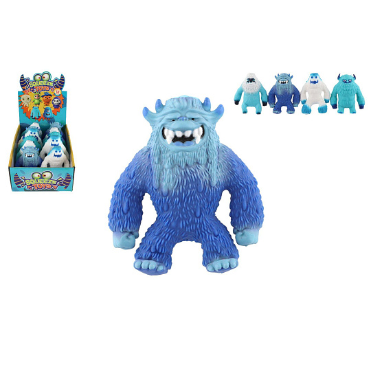 Teddies Příšera antistresová natahovací plněná pískem 330g silikon 13cm 4 druhy v sáčku 12ks v boxu Teddies Příšera antistresová natahovací plněná pískem 330g silikon 13cm 4 druhy v sáčku 12ks v boxu